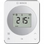 Belaidis patalpos temperatūros valdomas reguliatorius Bosch CR 20 RF su drėgmės jutikliu