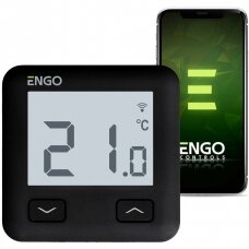 Programuojamas, internetu valdomas, potinkinis temperatūros reguliatorius ENGO Controls E10B230WIFI, 230 V