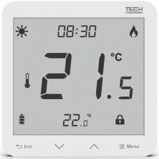 Programuojamas, potinkinis temperatūros reguliatorius TECH Controllers EU-297 V3, baltas