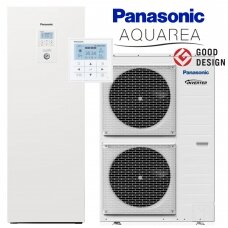 Šilumos siurblys oras-vanduo Panasonic Aquarea High Performance All in One H Generation KIT-ADC09HE8, 9 kW