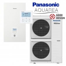 Šilumos siurblys oras-vanduo Panasonic Aquarea High Performance Bi-bloc H Generation KIT-WC16H9E8, 16 kW