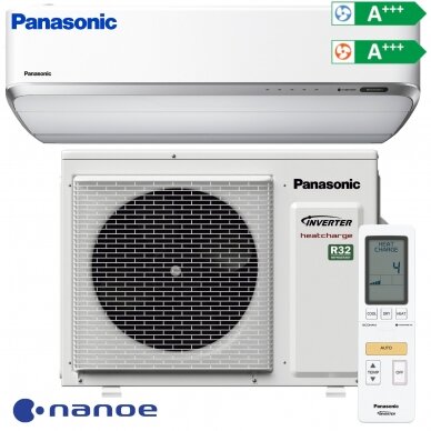 Šilumos siurblys oras-oras Panasonic VZ Heatcharge Inverter+ CS-VZ12SKE/CU-VZ12SKE