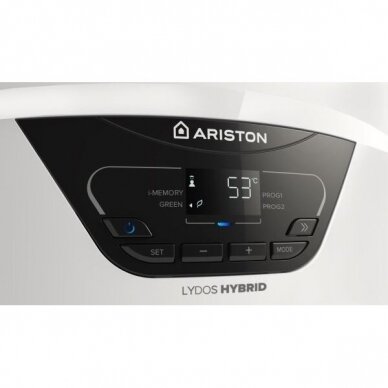 Vandens šildytuvas su šilumos siurbliu Ariston Lydos Hybrid 80 4